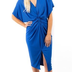 Karlie twist front dress